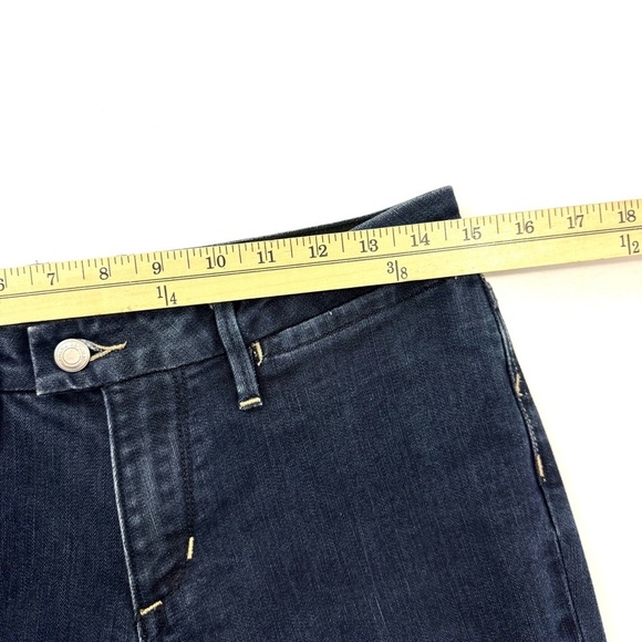 Banana Republic Flare Jeans Dark Wash Low Rise Wide Leg Women’s Sz 4 Y2K Hipster - Picture 8 of 12